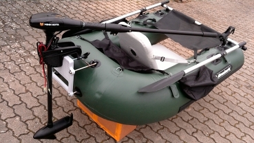 Seemann Belly Boat Set - inkl. Motor, Pinne, Rutenhalter / Ausstellungsboot