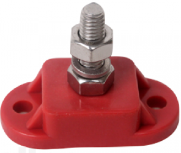 Stromverteiler / Isolierter Anschluß 10mm rot